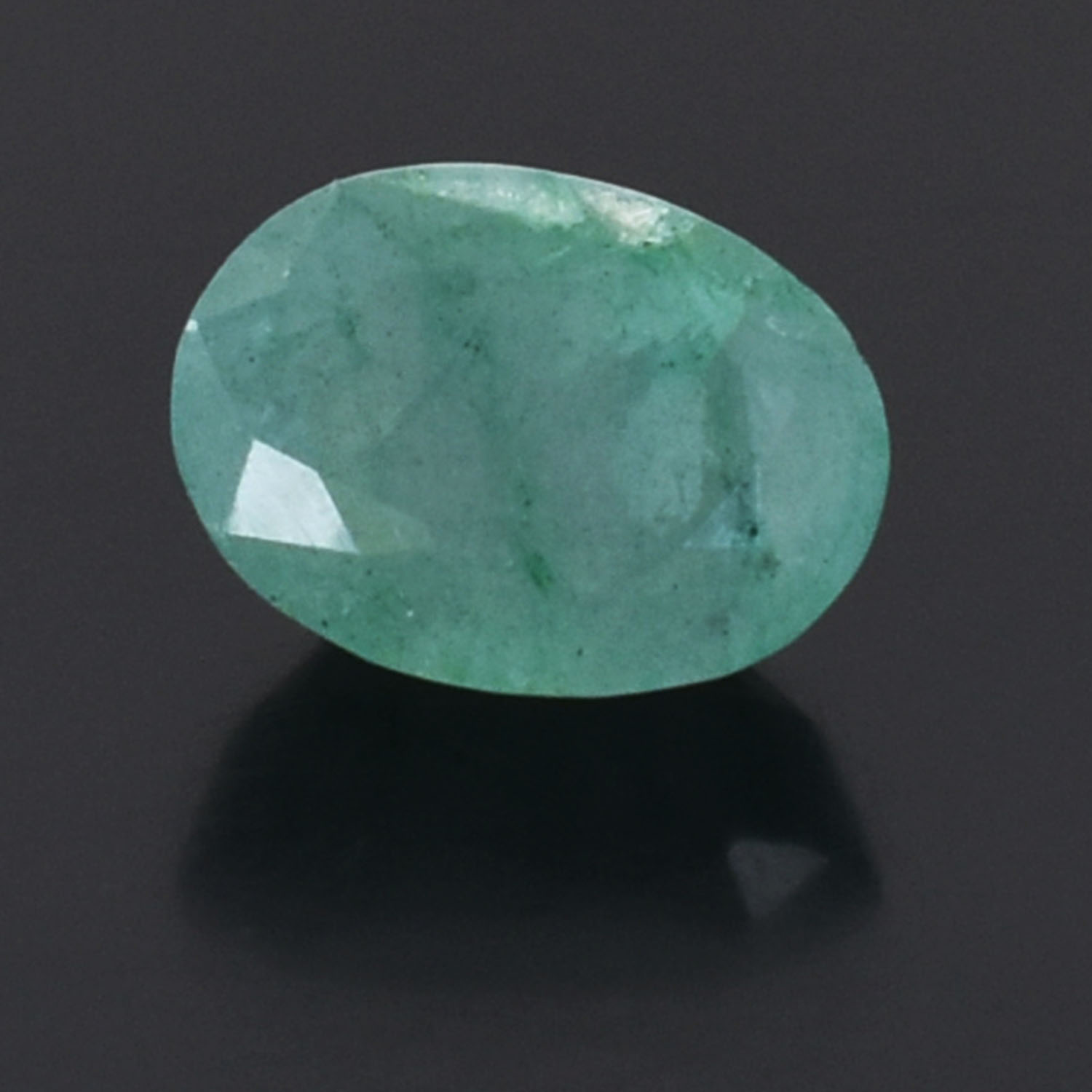 Natural Emerald Gemstone – 6.50 Carats, Oval Mixed Cut, Making for jewelry