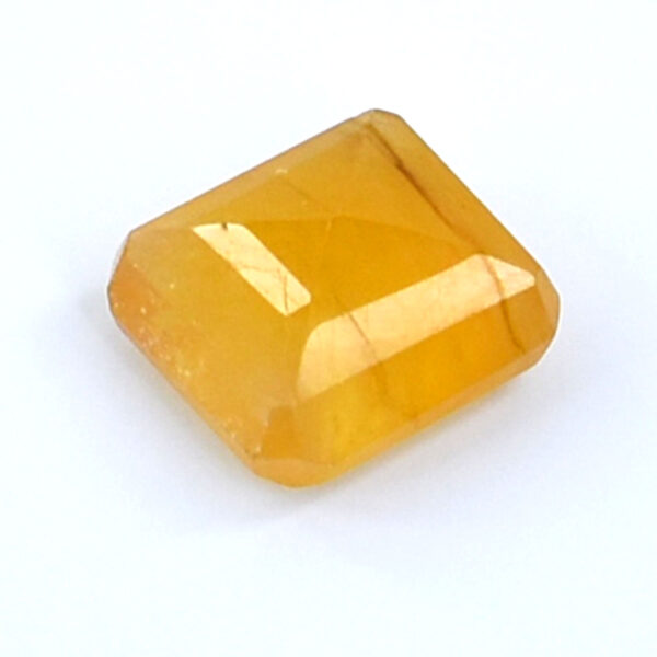 Natural 5.25 Ct Yellow Sapphire Gemstone – Octagonal Step Cut for Making Jewelry - Image 3