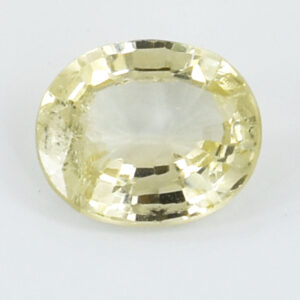 Natural 5.29 Cts Yellow Sapphire Gemstone – Oval Mixed Cut for Making Jewelry, Prosperity, Health & Success!