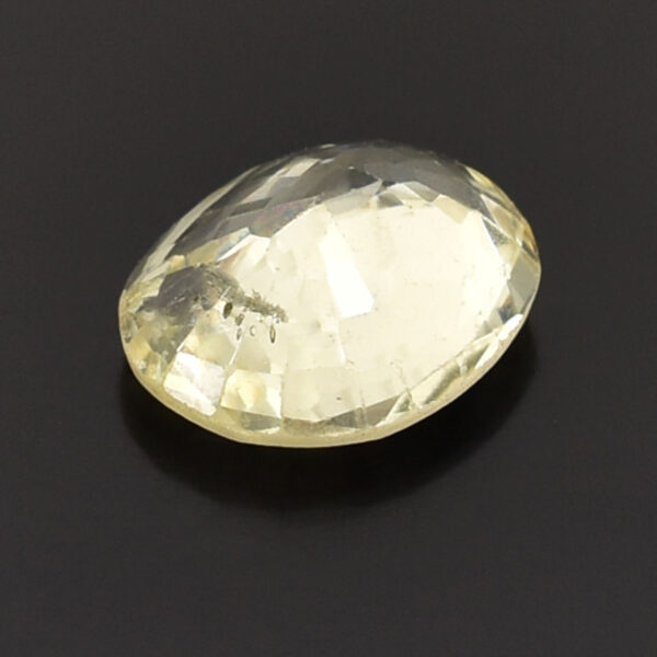 Natural 5.29 Cts Yellow Sapphire Gemstone – Oval Mixed Cut for Making Jewelry, Prosperity, Health & Success! - Image 3