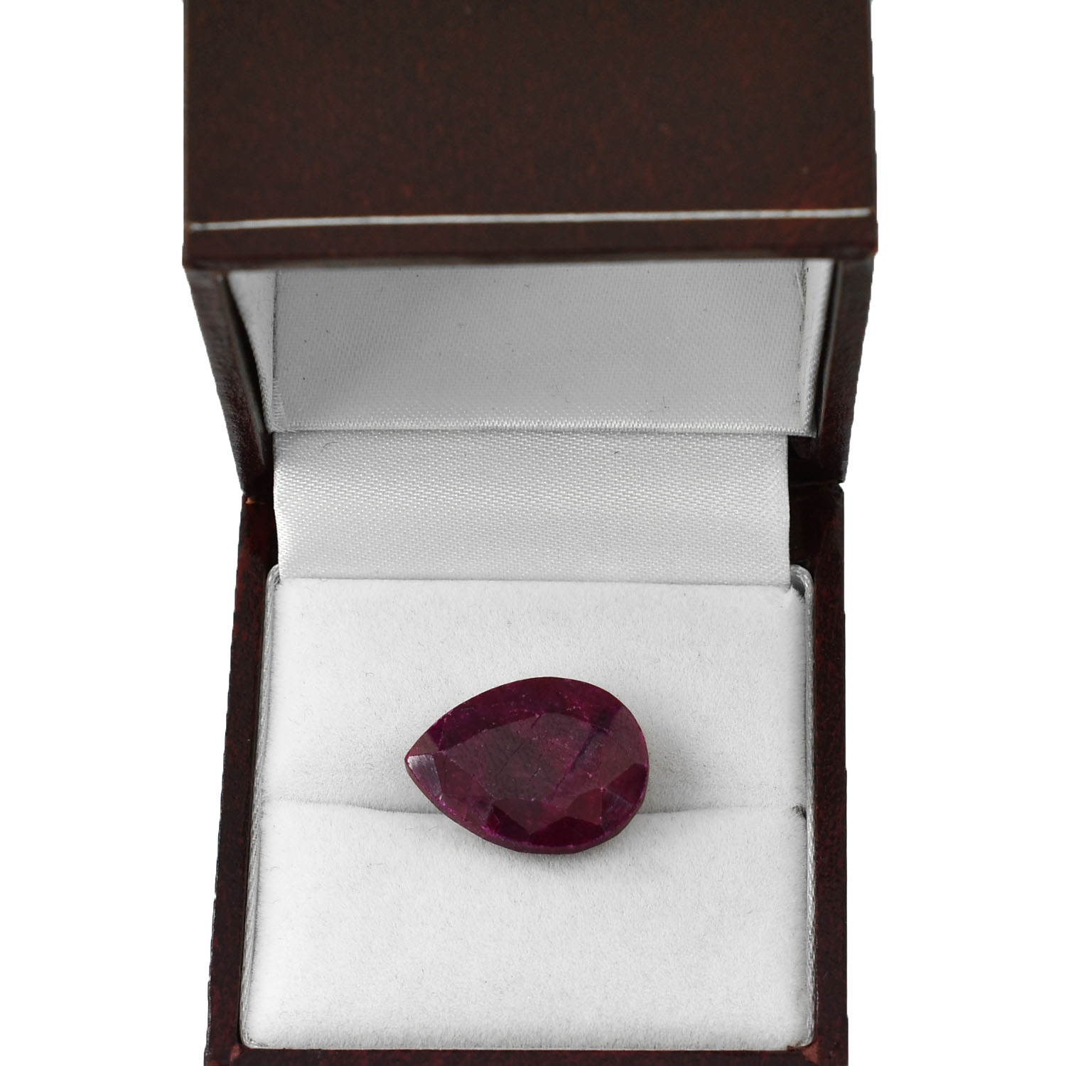 Natural Ruby Gemstone – 19.49 Carats, Pear Mixed Cut, Certified, Making for Jewelry - Image 5