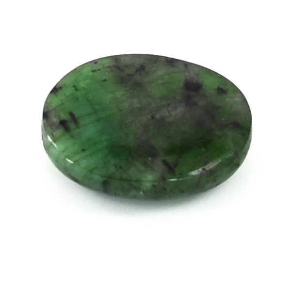 Certified Natural Emerald Gemstone – 7.20 Carats, Oval Cabachon, Boost Intellect & Prosperity ! - Image 4