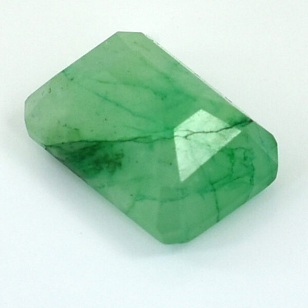 Certified Natural Emerald Gemstone – 7.45 Carats, Octagonal Step Cut, Boost Intellect & Prosperity ! - Image 3