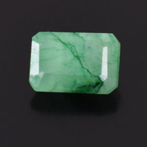 Certified Natural Emerald Gemstone – 7.45 Carats, Octagonal Step Cut, Boost Intellect & Prosperity !