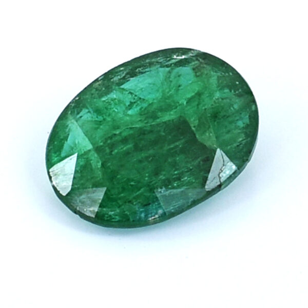 Certified Natural Emerald Gemstone – 3.85 Carats, Oval Mixed Cut, Boost Intellect & Prosperity ! - Image 2