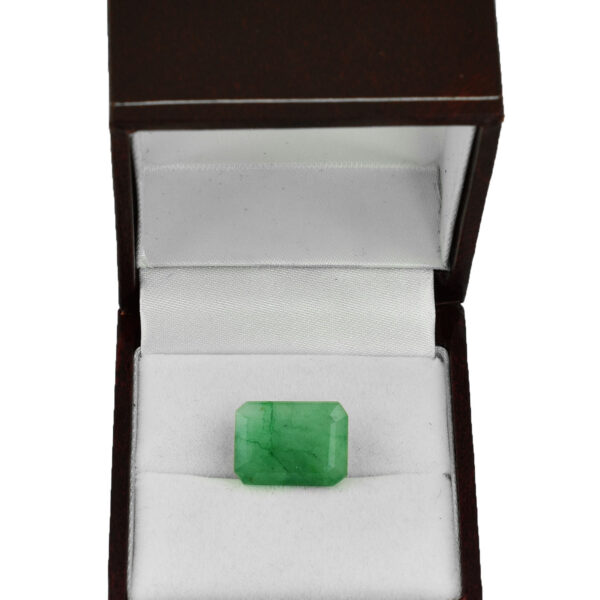 Natural Emerald Gemstone – 10.89 Carats, Octagonal Step Cut, Gem of Wisdom, Wealth & Wellness - Image 4