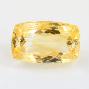 Natural Citrine – 27.30 Cts, Emerald Mixed Cut Gemstone for Wealth, Success & Solar Plexus Healing !