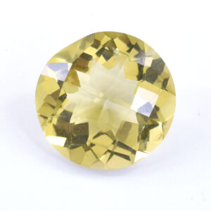 Citrine – 12.02 Cts, Round Mixed Cut Gemstone for Wealth, Success & Solar Plexus Healing !