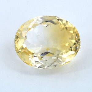 Natural Citrine – 8.55 Cts, Oval Mixed Cut Gemstone for Wealth, Success & Solar Plexus Healing !