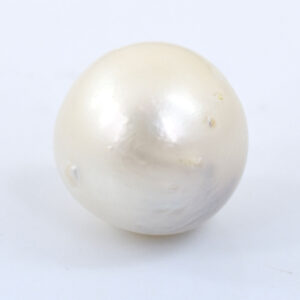 White Pearl Gemstone | 10 Ct Round Cut | 11 mm | Moti Ratna | Moon Stone