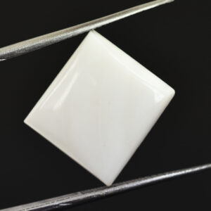 Natural White Opal Gemstone |16.80Ct Princess Cut | 16 X 6 mm | Birthstone Jewelry | Healing Crystal