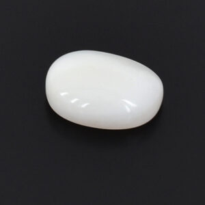 Natural White Opal Gemstone | 2.54 Ct Oval Cabochon Cut
