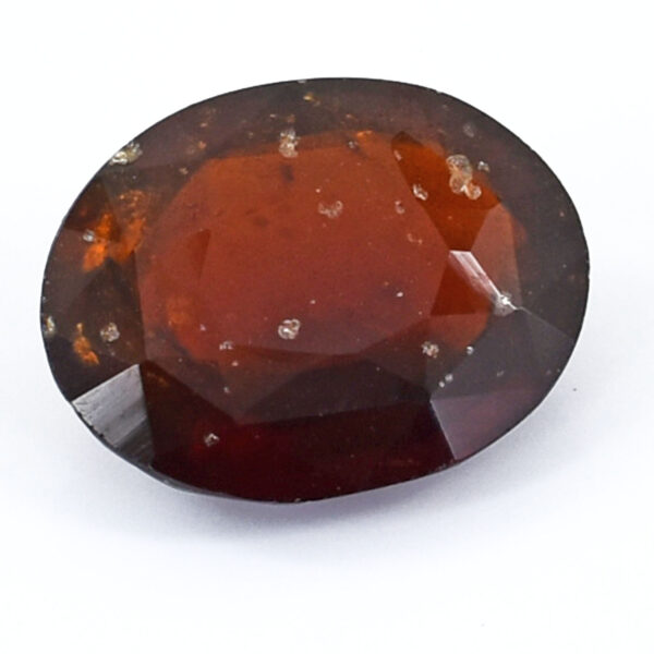 6.27 Ct Natural Gomed (Hessonite Garnet) – Oval Mixed Cut | Certified Loose Gemstone