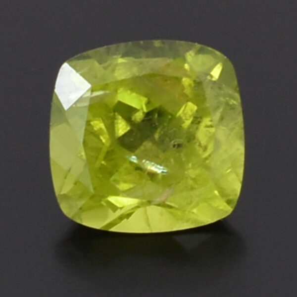 Genuine Peridot 3.29 Ct Cushion Mixed Cut Gemstone (8.92 x 8.80 x 5.62 mm) with Healing Benefits - Image 2