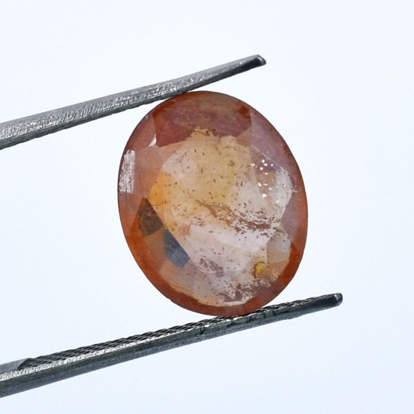 Natural Yellow Sapphire 5.65 Carats – Oval Mixed Cut | Benefits & Astrological Power - Image 3