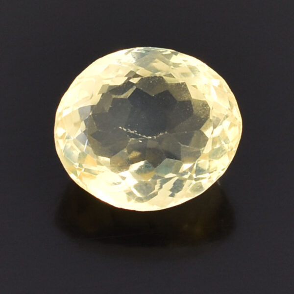 Natural Citrine – 10.90 Cts, Oval Mixed Cut Gemstone for Wealth, Success & Solar Plexus Healing !