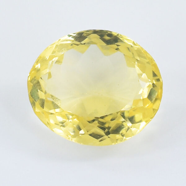 Natural Citrine – 10.90 Cts, Oval Mixed Cut Gemstone for Wealth, Success & Solar Plexus Healing ! - Image 2