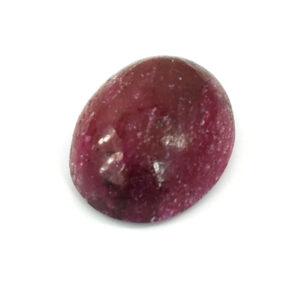 5.54 Cts, Certified Natural Ruby Gemstone – Oval Cabachon| Astrological & Healing Benefits !