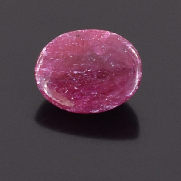 5.54 Cts, Certified Natural Ruby Gemstone – Oval Cabachon| Astrological & Healing Benefits ! - Image 3