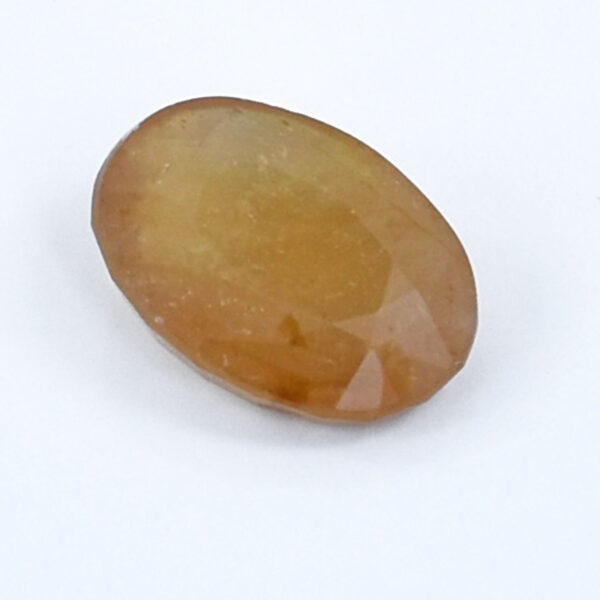Natural 4.30 Cts Yellow Sapphire Gemstone – Oval Mixed Cut for Making Jewelry, Prosperity, Health & Success! - Image 2