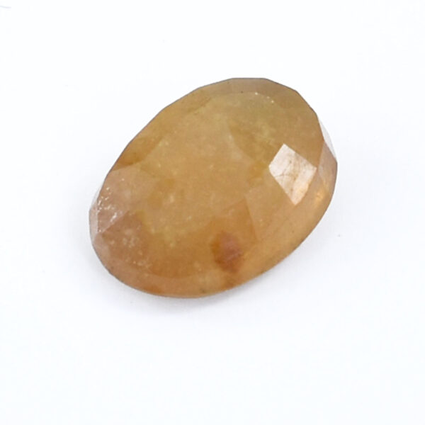 Natural 4.30 Cts Yellow Sapphire Gemstone – Oval Mixed Cut for Making Jewelry, Prosperity, Health & Success! - Image 3