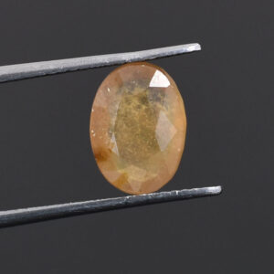 Natural 4.30 Cts Yellow Sapphire Gemstone – Oval Mixed Cut for Making Jewelry, Prosperity, Health & Success!