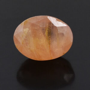 Natural 4.94 Cts Yellow Sapphire Gemstone – Oval Mixed Cut for Making Jewelry, Prosperity, Health & Success!