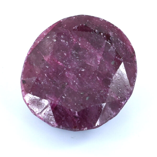 Huge Natural Ruby Gemstone – 57.54 Carats, Oval Mixed Cut, Certified, Making for Jewelry ! - Image 4