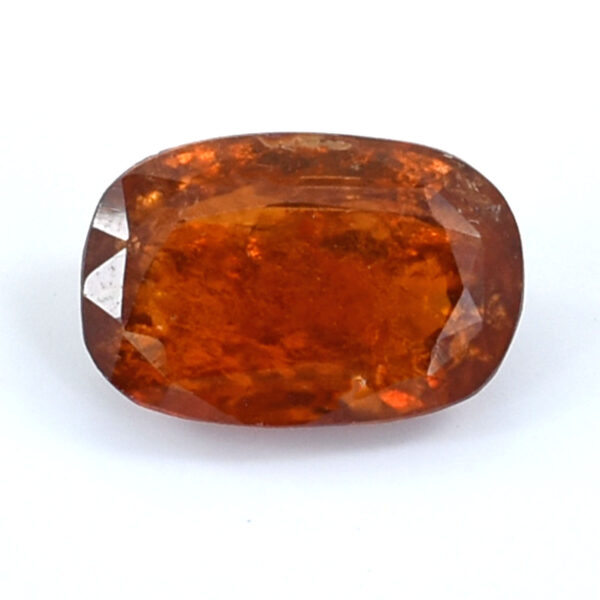 Premium Natural Hessonite (Gomed) – 5.99 Carats | Oval Mixed Cut | Rich Color & Clarity