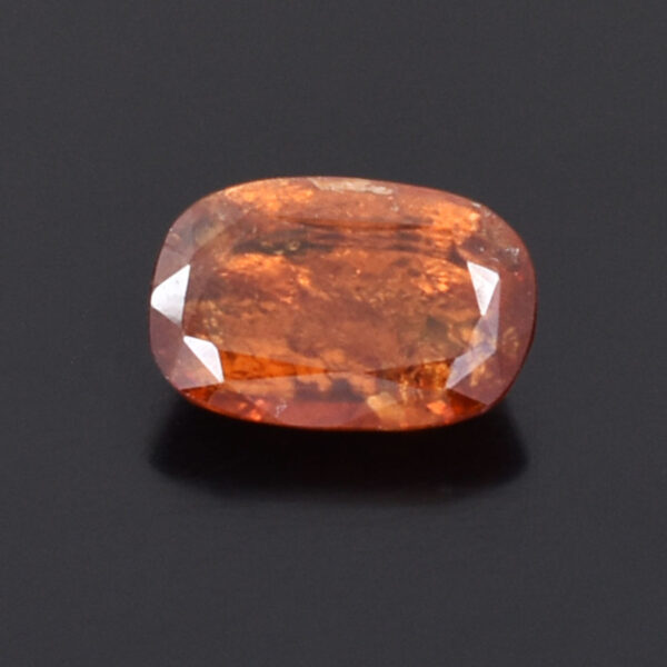 Premium Natural Hessonite (Gomed) – 5.99 Carats | Oval Mixed Cut | Rich Color & Clarity - Image 2