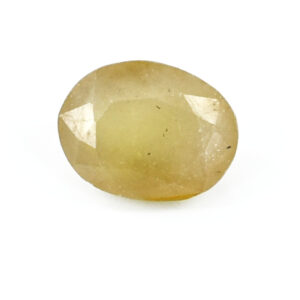 Natural 4.09 Cts Yellow Sapphire Gemstone – Oval Mixed Cut for Making Jewelry