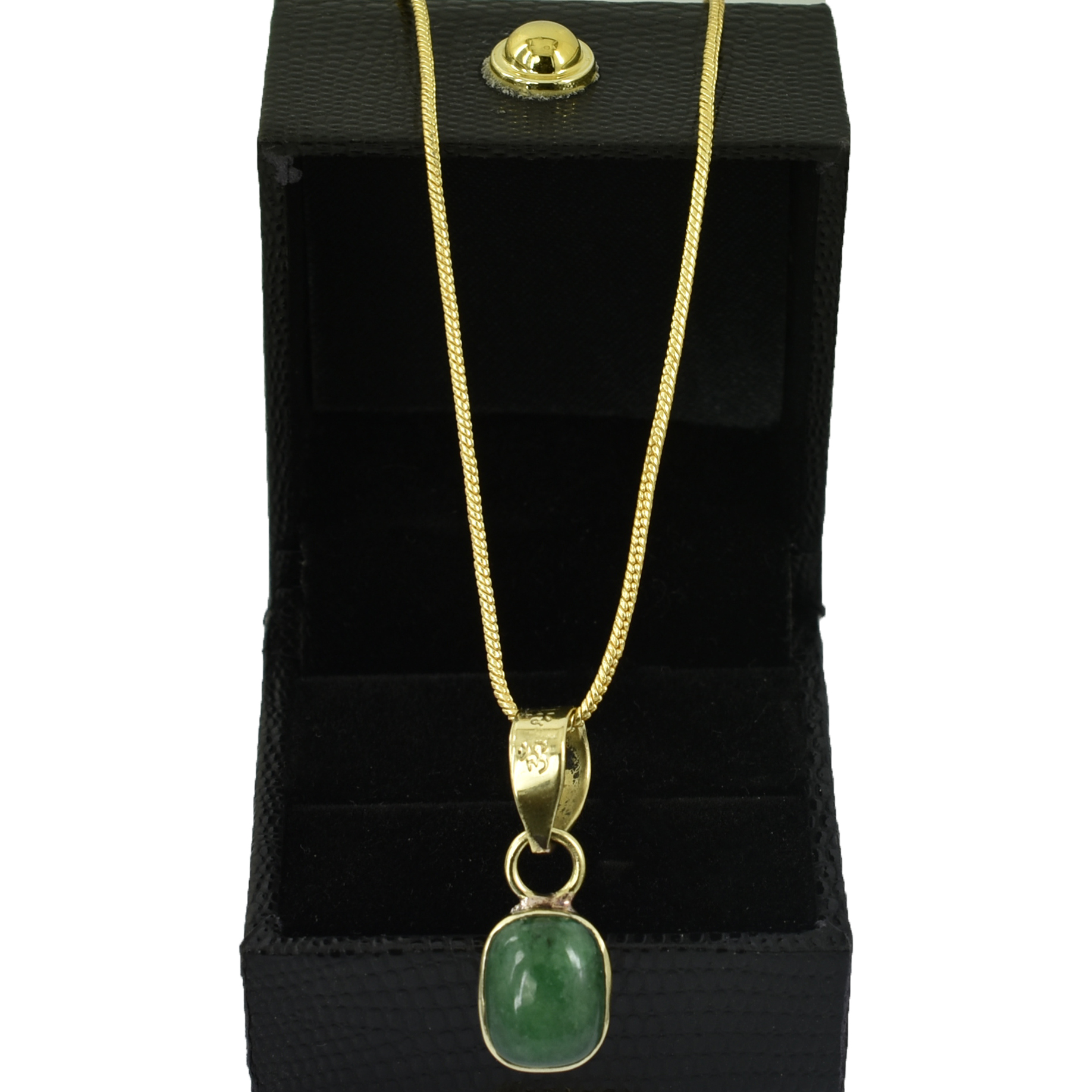 Natural Emerald Cabochon Pendant | 15 Carat | Mercury Planet Astrology Gemstone Jewelry | Gift for Love - Image 6