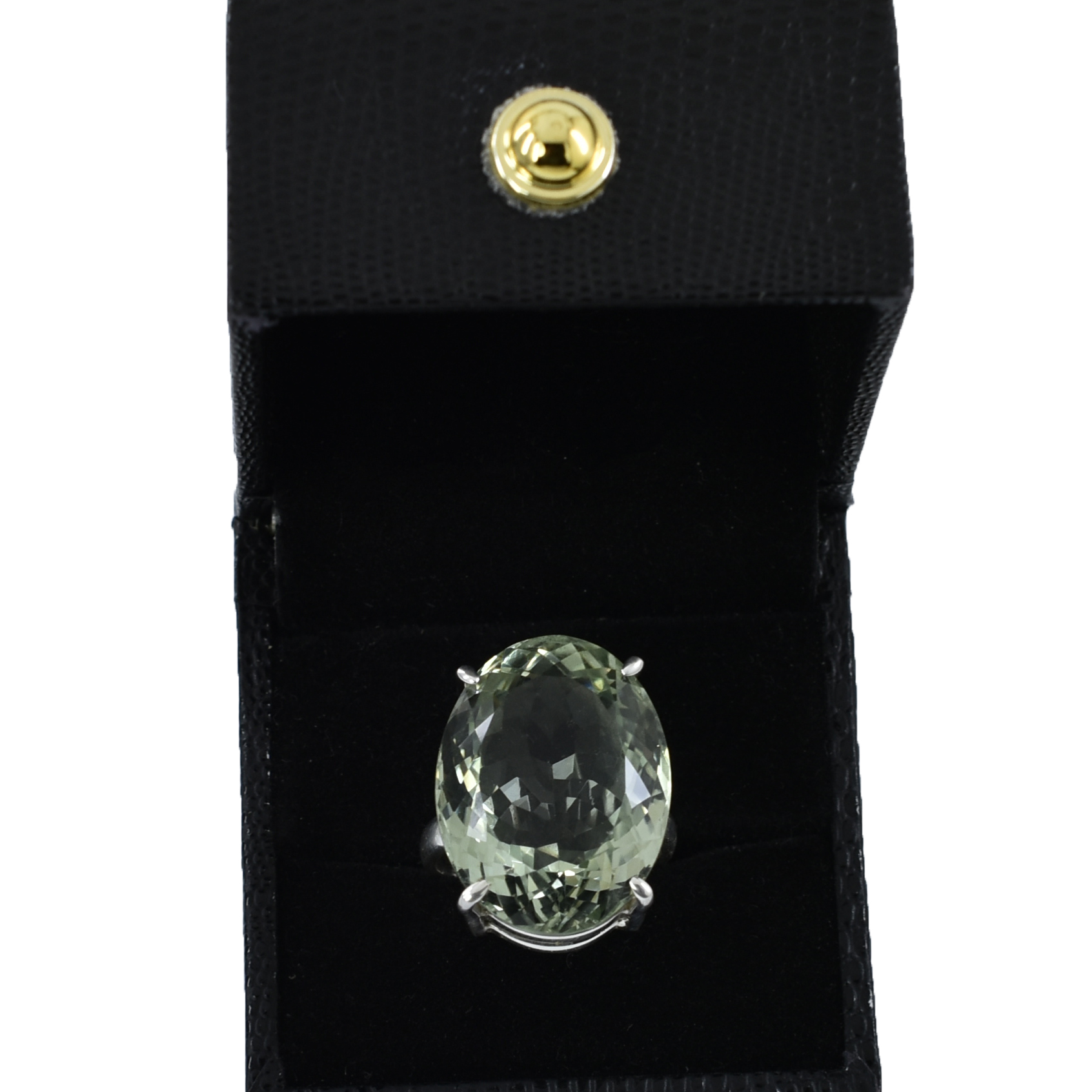 Ring – Natural 25ct Gemstone – 24.5 x 18.5 mm – US Size 7.5 – 925 Sterling Silver Healing Crystal - Image 7