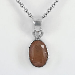 Pukhraj Gemstone Pendant, Birthstone Jewelry, Yellow Sapphire