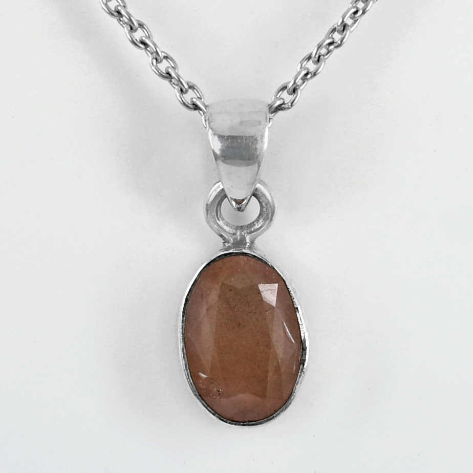 Pukhraj Gemstone Pendant, Birthstone Jewelry, Yellow Sapphire