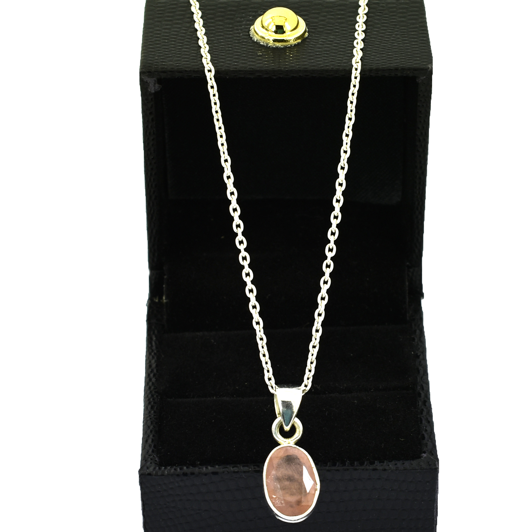 Pukhraj Gemstone Pendant, Birthstone Jewelry, Yellow Sapphire - Image 8