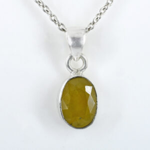 Pukhraj Gemstone Pendant Yellow Sapphire Astrology Pendant