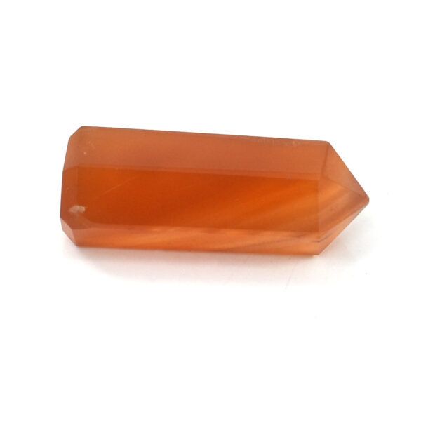 Natural Carnelian Gemstone – 25.50 Cts, Oval Shape (26mm x 10mm) - Image 2