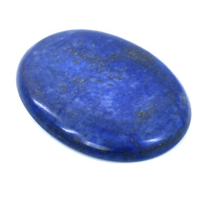 Natural Lapis Lazuli – 52.40 Cts, Oval Cabochon (37.20 x 28.77 x 4.97 mm)