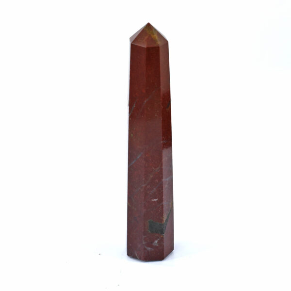 Natural Polished Jasper Gemstone Wand – 291.25 Cts | 98mm x 17mm | Crystal healing, meditation, energy work, display pieces,