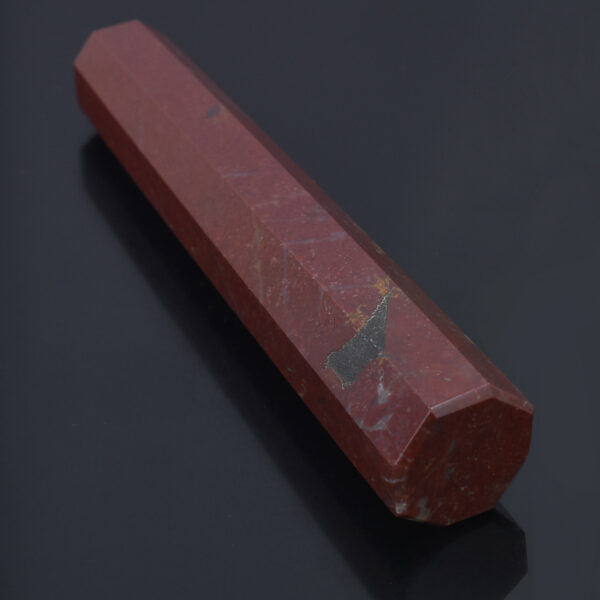 Natural Polished Jasper Gemstone Wand – 291.25 Cts | 98mm x 17mm | Crystal healing, meditation, energy work, display pieces, - Image 4