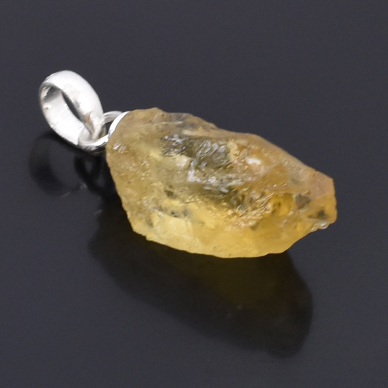 Yellow Sapphire Pendant 2.87g | 925 Silver | 20 x 9.5 mm - Image 3