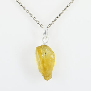 Yellow Sapphire Pendant 2.87g | 925 Silver | 20 x 9.5 mm