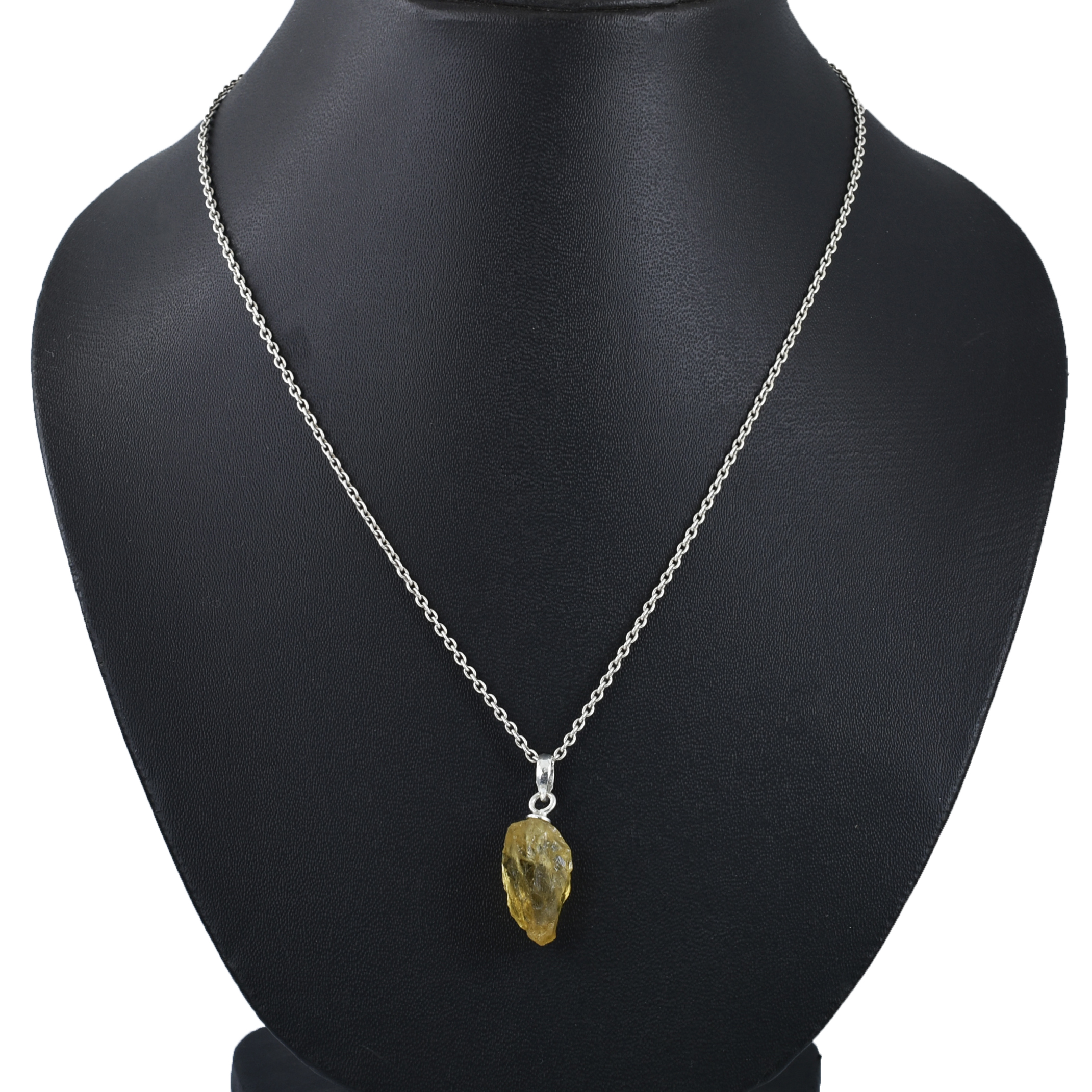 Yellow Sapphire Pendant 2.87g | 925 Silver | 20 x 9.5 mm - Image 5