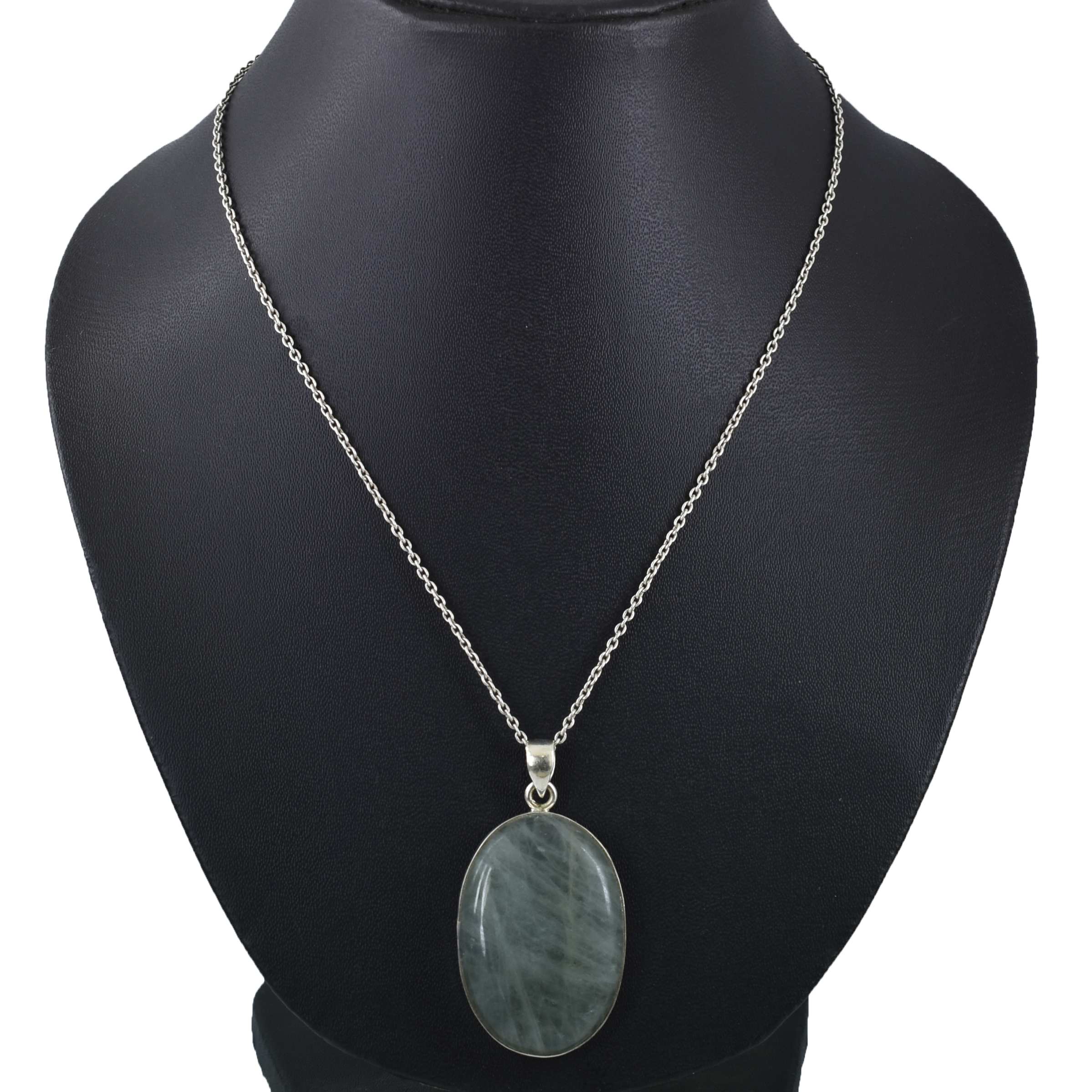 Aquamarine Pendant Necklace in 925 Sterling Silver | Oval Cut March Birthstone Jewelry | Gift for Love & Wife - Image 8