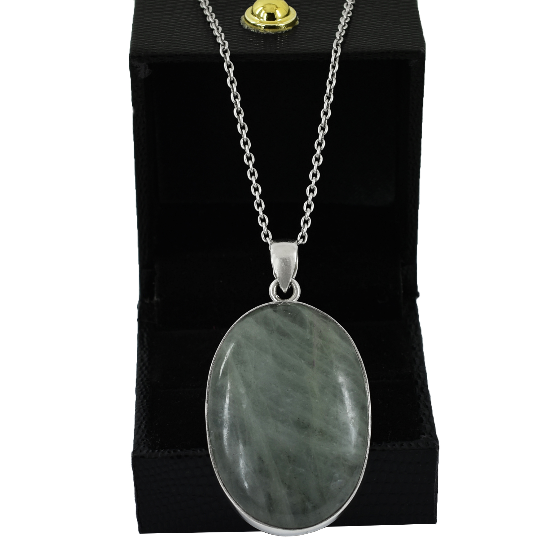 Aquamarine Pendant Necklace in 925 Sterling Silver | Oval Cut March Birthstone Jewelry | Gift for Love & Wife - Image 9