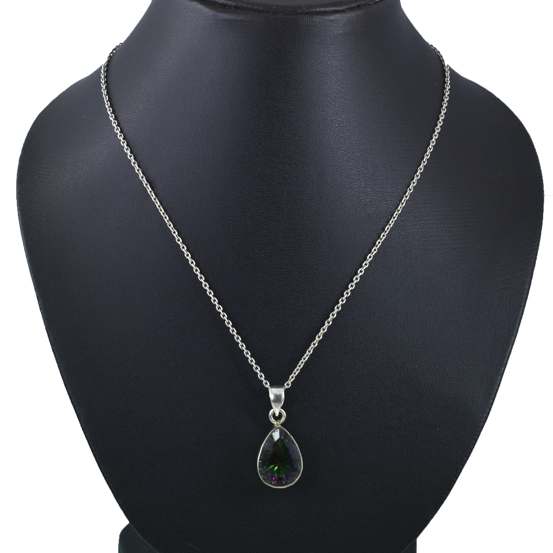 Mystic Gemstone Pendant, Birthstone Jewelry, 925 Silver Pendant - Image 7