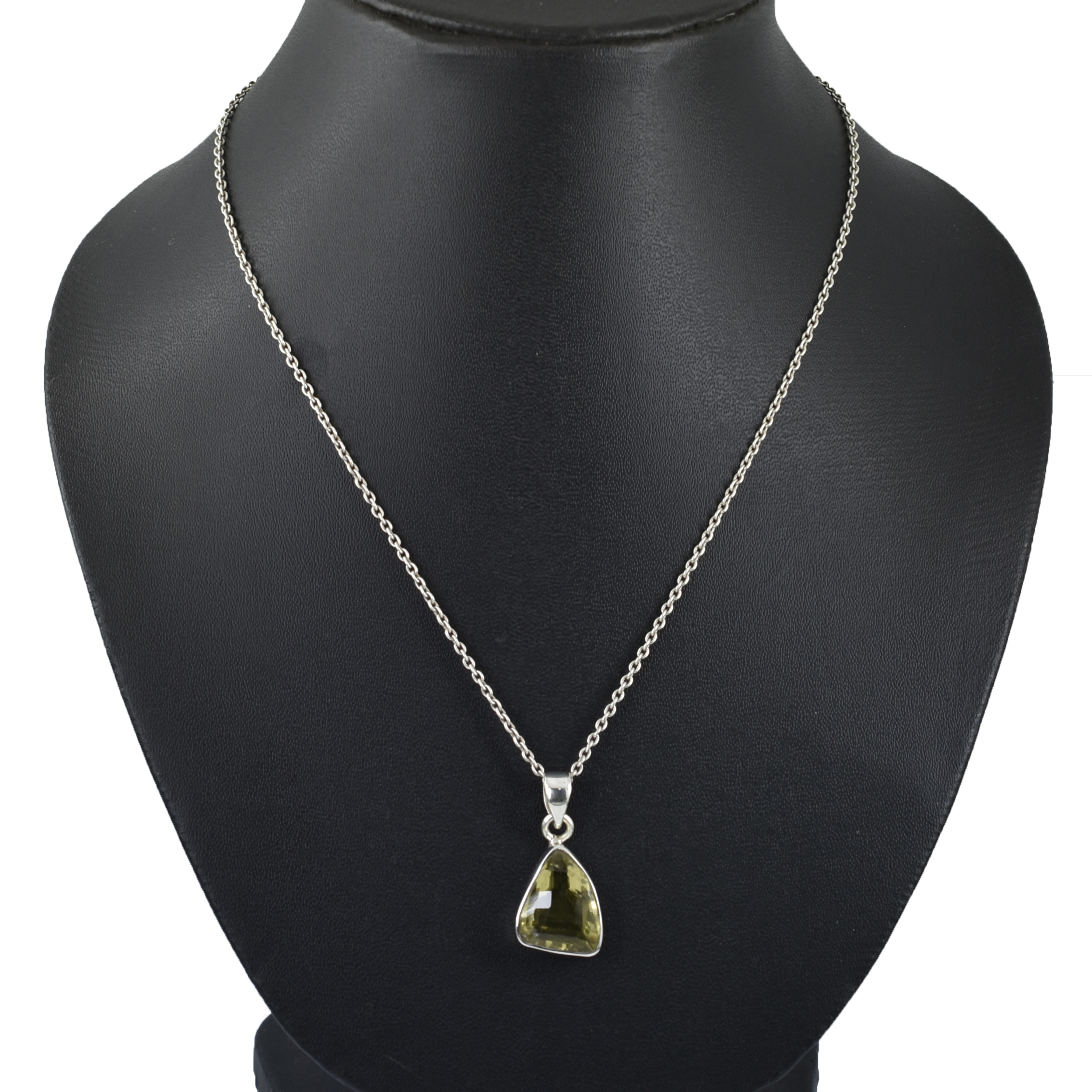 Citrine Mantra Pendant – Aum Brhaspataye Namah | Panchdhatu Metal | Jupiter (Guru) Yantra Pendant - Image 7
