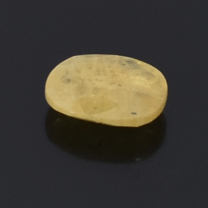 Natural Yellow Sapphire (Pukhraj) 3.35 Carat Certified Gemstone – Oval Mixed Cut Yellow Pukhraj for Jupiter (Guru) - Image 5