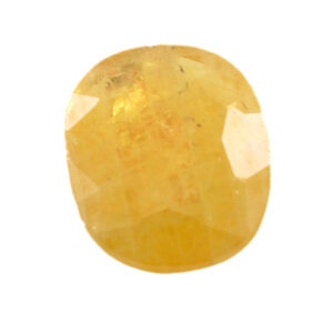 Natural 3.35 Cts Yellow Sapphire Gemstone – Oval Mixed Cut for Making Jewelry